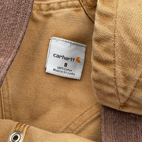 Carhartt tan double knee overalls - Picture 3 of 4
